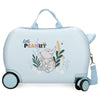 Maleta trolley azul claro de Dumbo Disney con cuatro ruedas