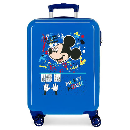 Maleta trolley azul de Mickey Mouse Disney de 55 cm
