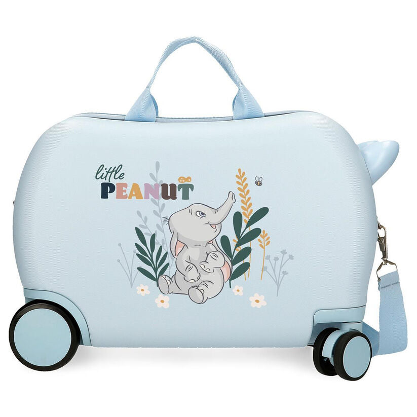 Maleta trolley azul claro de Dumbo Disney con cuatro ruedas - 2