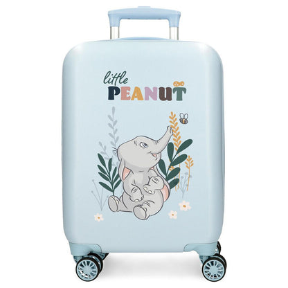 Maleta trolley azul claro Dumbo Disney con cuatro ruedas dobles - 2