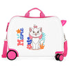 Maleta trolley blanca y rosa de Marie de Los Aristogatos Disney
