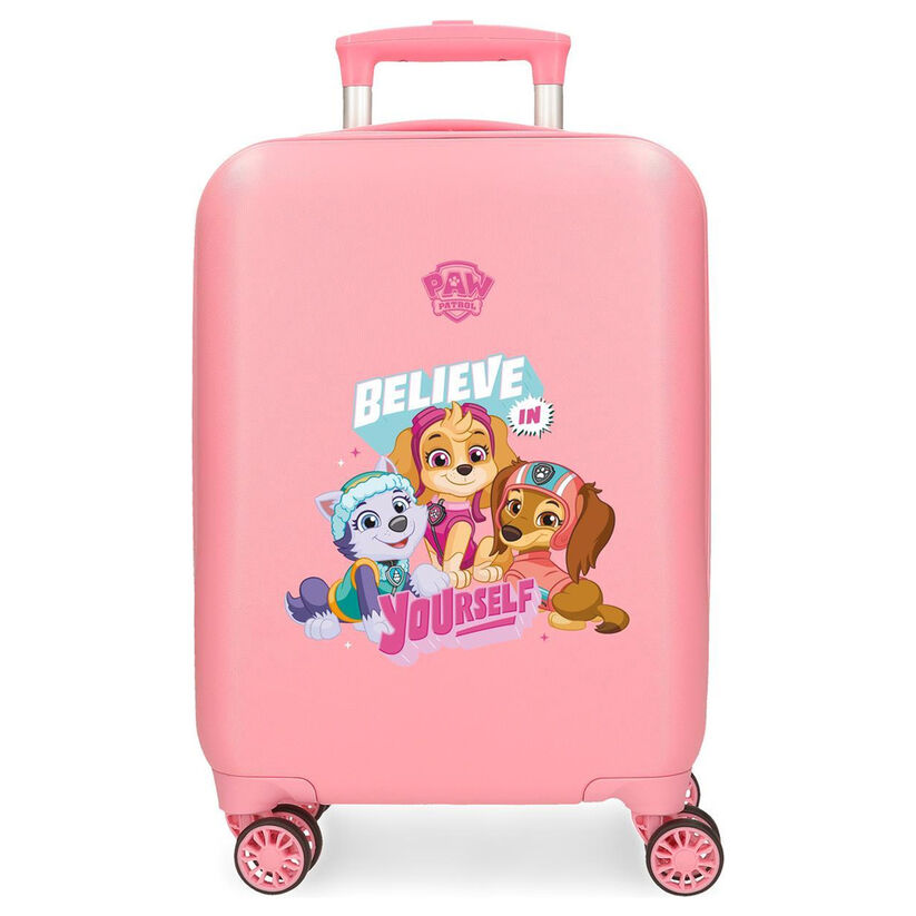 Maleta trolley rosa Paw Patrol Believe In Yourself de 50 cm