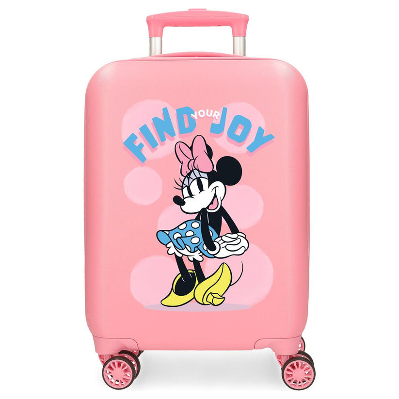 Maleta trolley rosa Minnie Disney Find Your Joy con cuatro ruedas
