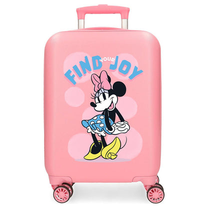 Maleta trolley rosa Minnie Disney Find Your Joy con cuatro ruedas