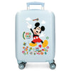 Maleta trolley ABS azul claro con Mickey Disney