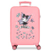 Maleta trolley rosa Kuromi Fortune Telling de 55 cm