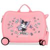 Maleta trolley rosa de ABS con diseño Kuromi Fortune Telling