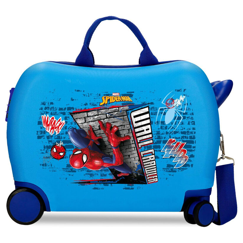 Maleta trolley azul Spider-Man Marvel Wall Crawler de ABS