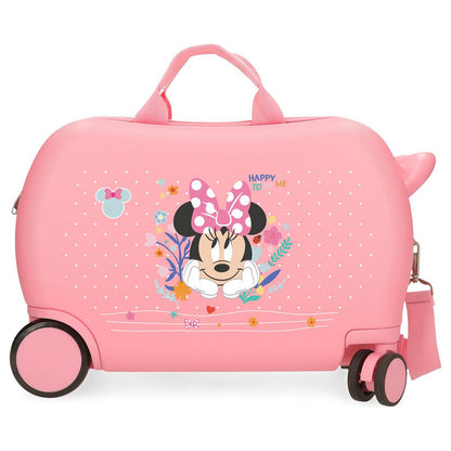 Maleta trolley rosa de ABS con diseño de Minnie Disney - 2