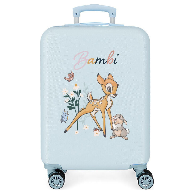 Maleta trolley azul claro de Bambi Disney con cuatro ruedas - 3