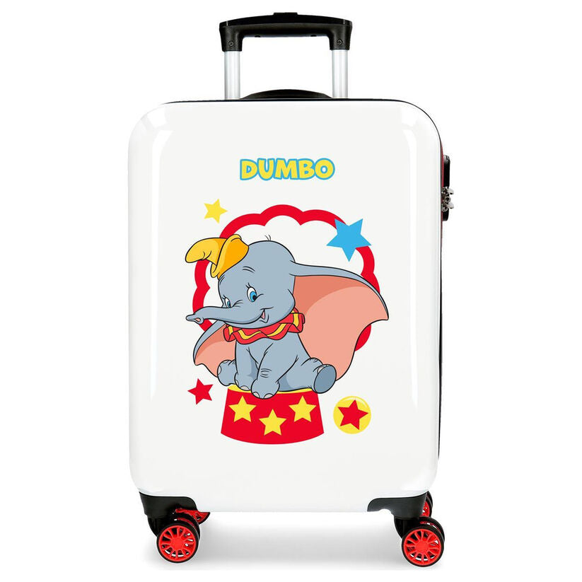 Maleta trolley blanca Dumbo Disney Circus con cuatro ruedas dobles - 2