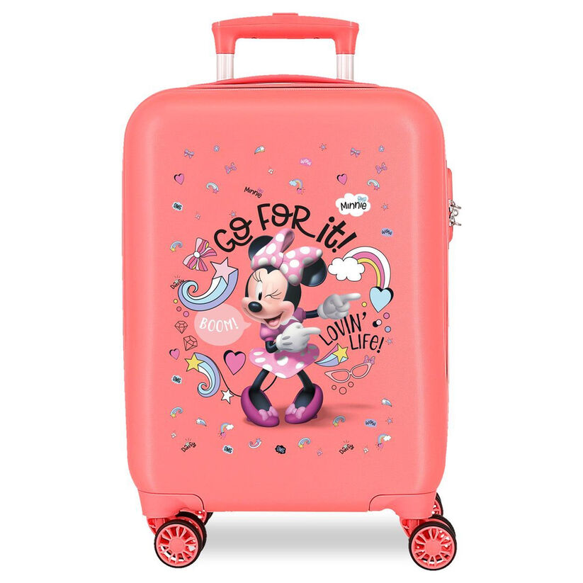 Maleta trolley rosa coral de Minnie Disney Loving Life - 2
