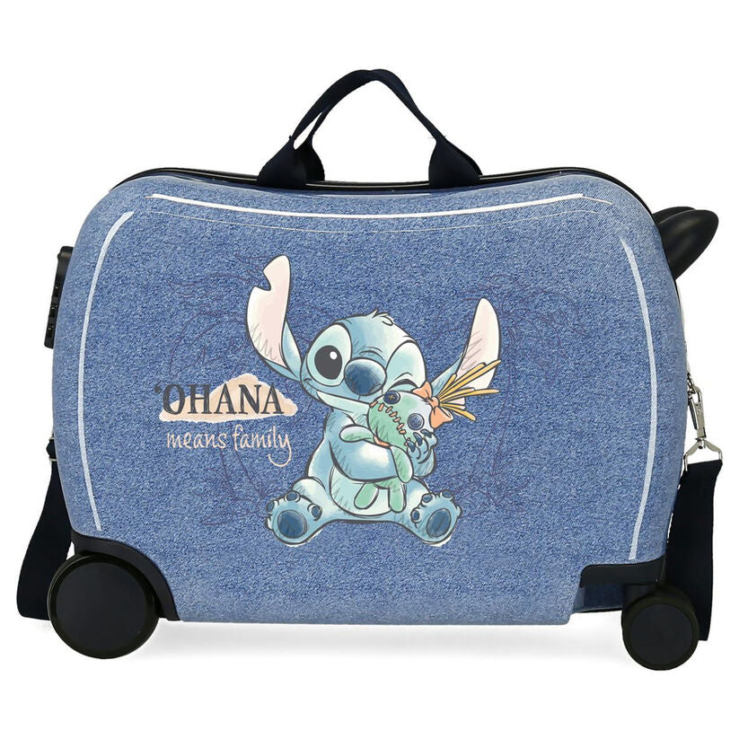 Maleta trolley ABS azul de Stitch Disney de 50 cm - 2