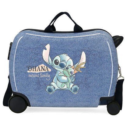 Maleta trolley ABS azul de Stitch Disney de 50 cm - 2