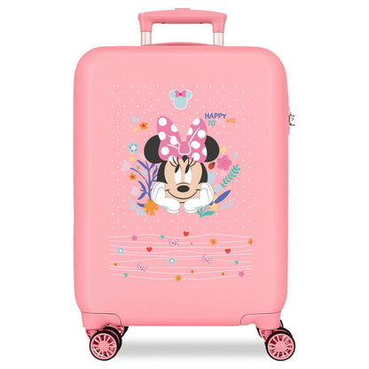 Maleta trolley rosa Minnie Disney Happy To Be Me de 55 cm - 3