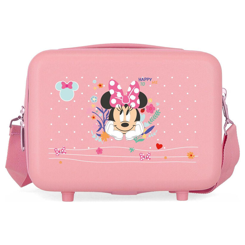 Neceser rosa de ABS con diseño de Minnie Disney - 3