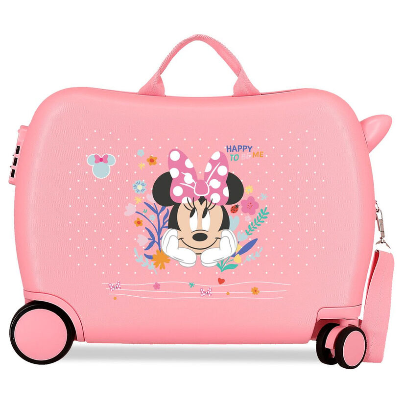 Maleta trolley rosa de ABS con diseño de Minnie Disney - 3