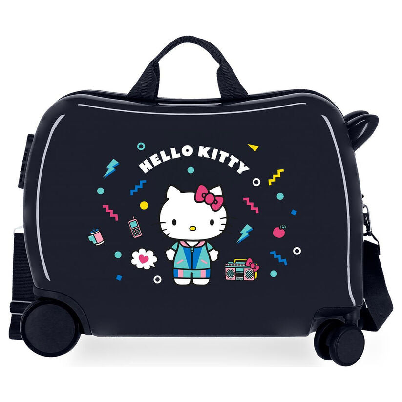 Maleta trolley ABS Hello Kitty Castle en color oscuro con cuatro ruedas - 3