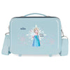 Neceser rígido azul claro Frozen Disney con Elsa, asa y correa