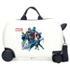 Maleta trolley blanca de Marvel Los Vengadores con cuatro ruedas