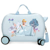 Maleta trolley ABS azul claro de Cenicienta Disney