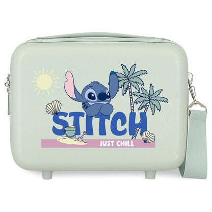 Neceser ABS verde menta Stitch Just Chill Disney