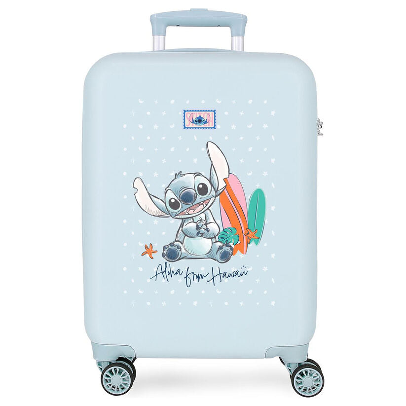 Maleta trolley azul claro de Stitch Disney From Hawai - 2