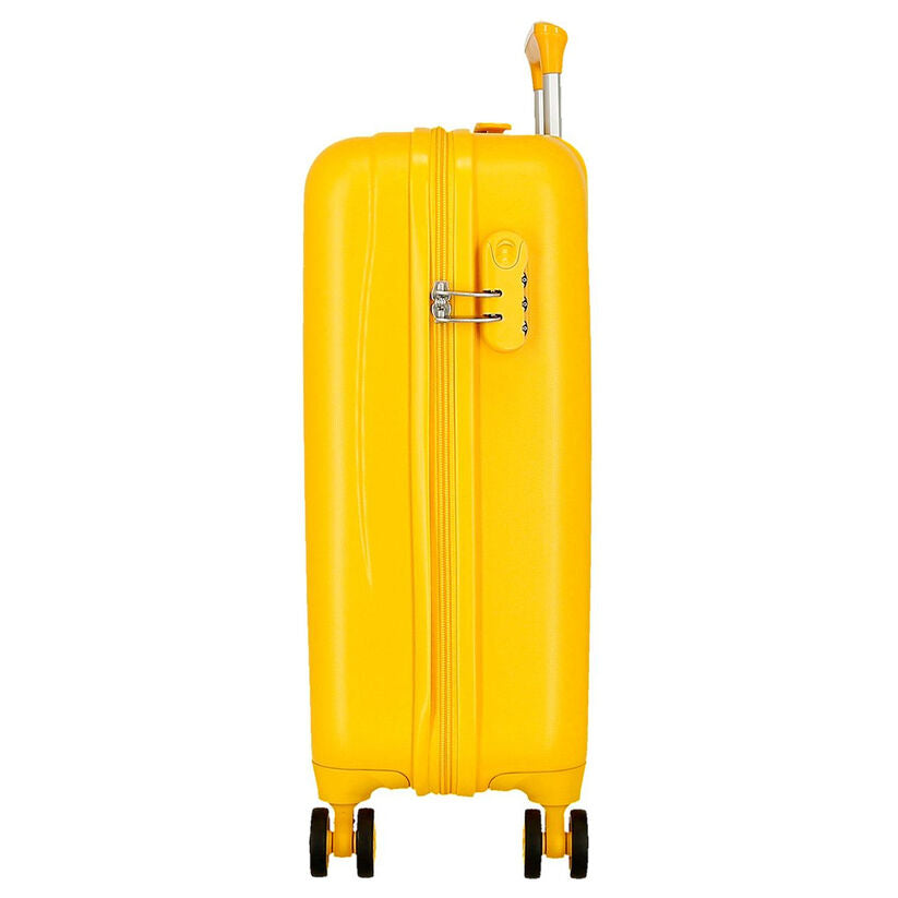 Maleta trolley ABS amarilla Happy Pets Giraffe con ruedas dobles - 2