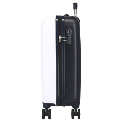Maleta trolley ABS Monsters Movom blanca con estampado de monstruos - 2