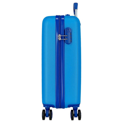 Maleta trolley azul Movom Monsters de 55 cm con estampado de monstruos - 2