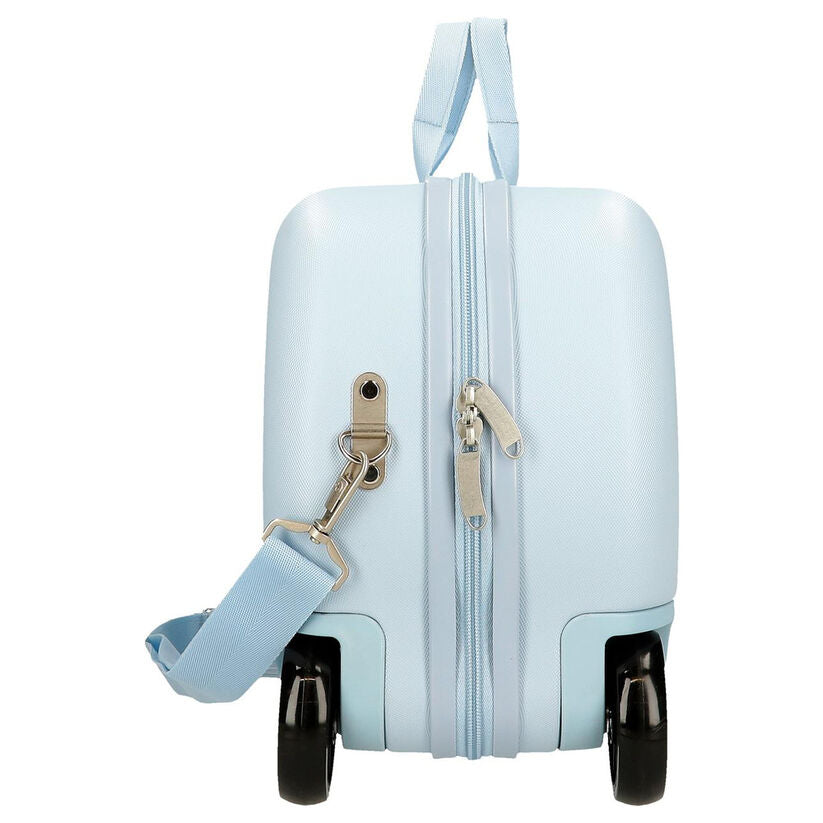Maleta trolley ABS Baby Pets Roll Road azul claro con estampado de ovejitas - 2