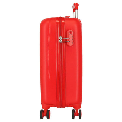 Maleta trolley roja de Spiderman Marvel con cuatro ruedas - 2