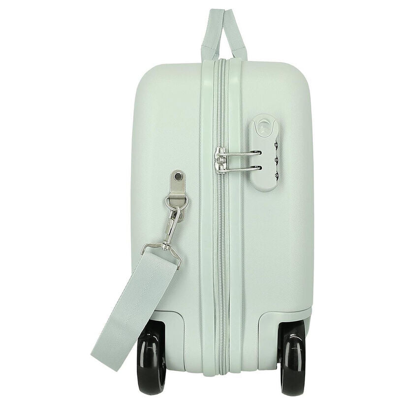 Maleta trolley Frozen Disney verde claro con Elsa y Anna - 2