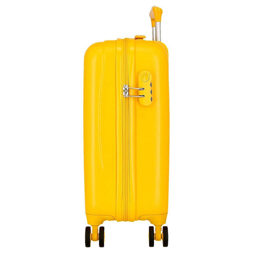 Maleta trolley amarilla de Winnie the Pooh con cuatro ruedas - 2