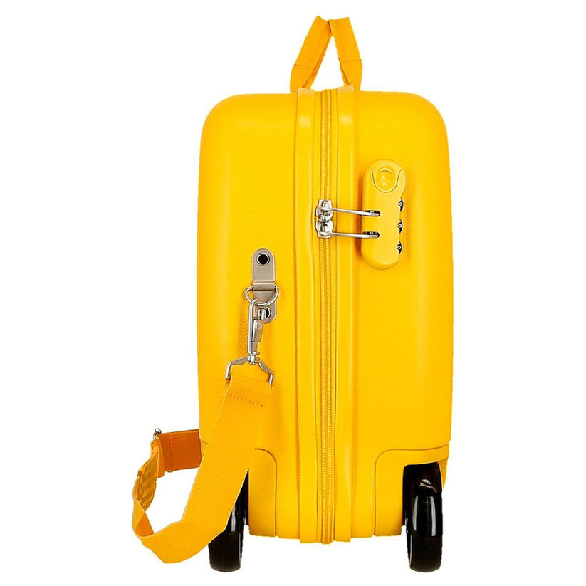 Maleta trolley amarilla de ABS con diseño 3D de Mickey Disney - 2