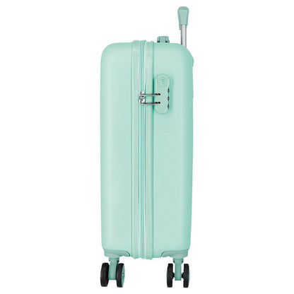 Maleta trolley ABS verde agua con diseño de Stitch Disney - 3