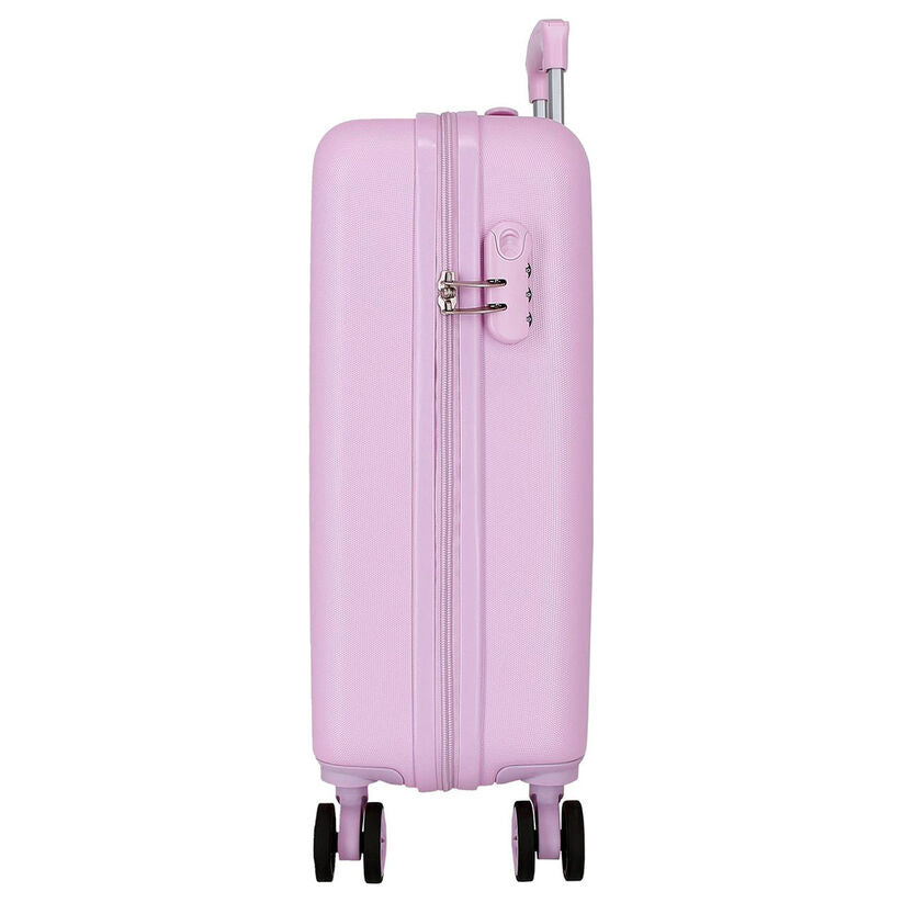 Maleta rosa Stitch Disney de 55 cm con tablas de surf - 3