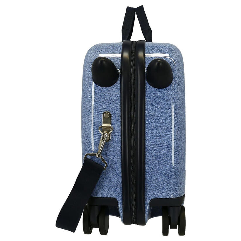 Maleta trolley ABS azul de Stitch Disney de 50 cm - 3