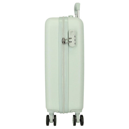 Maleta trolley ABS Hello Kitty verde claro con cuatro ruedas - 3