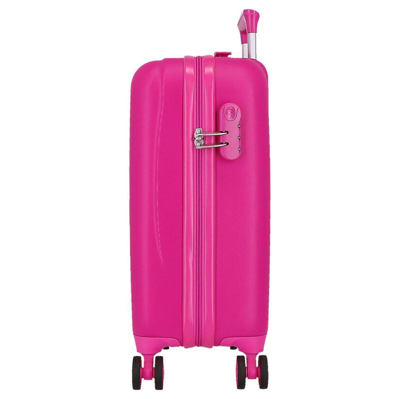 Maleta trolley rosa Minnie Disney de ABS con cuatro ruedas - 2