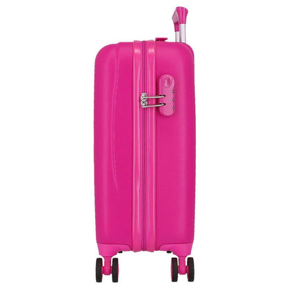 Maleta trolley rosa Minnie Disney de ABS con cuatro ruedas - 2