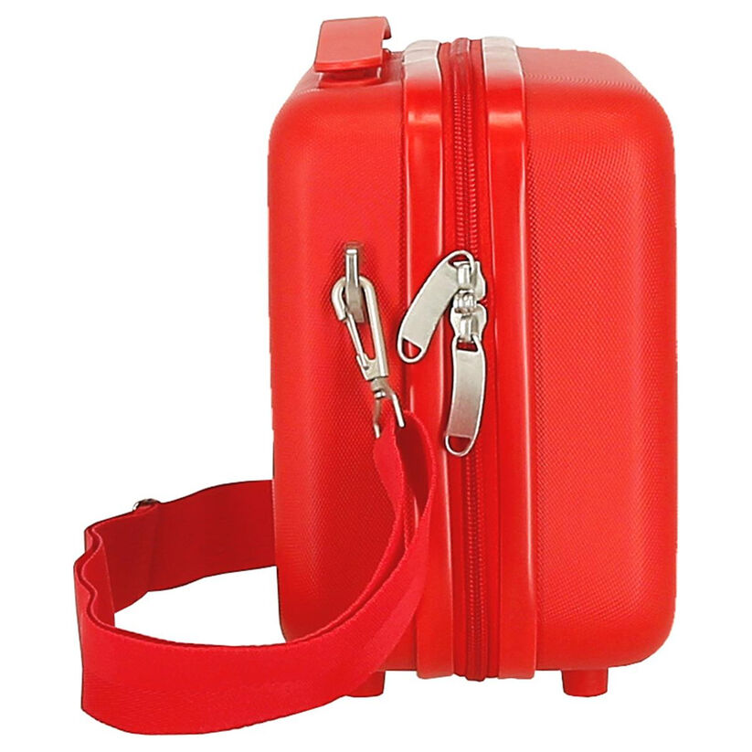 Neceser rojo de ABS Mickey Disney Fun Times adaptable a trolley - 2