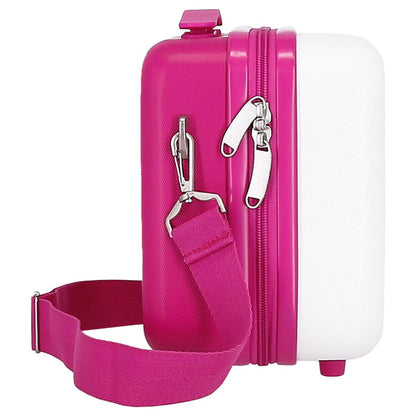 Neceser ABS Flowers de Minnie Disney blanco y rosa - 2