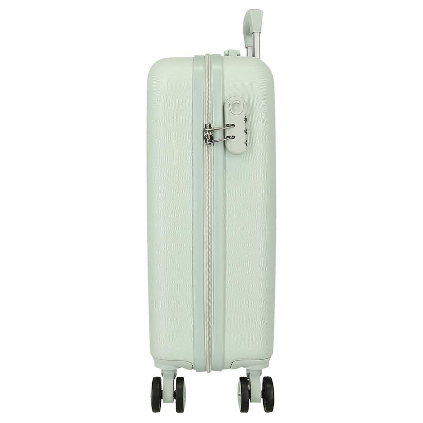 Maleta trolley ABS Stitch Disney verde claro de 55 cm - 4