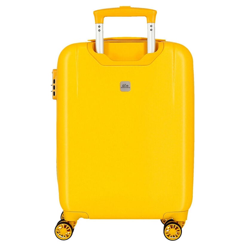 Maleta trolley ABS amarilla Happy Pets Giraffe con ruedas dobles - 3