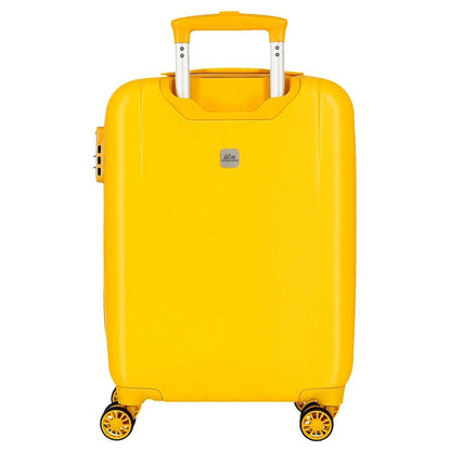 Maleta trolley ABS amarilla Happy Pets Giraffe con ruedas dobles - 3