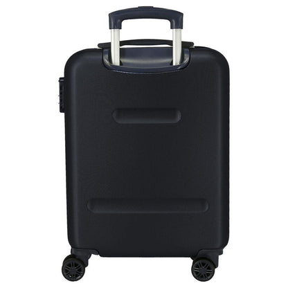 Maleta trolley ABS Monsters Movom blanca con estampado de monstruos - 3