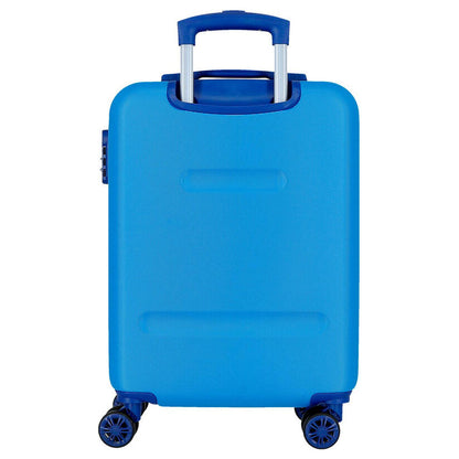 Maleta trolley azul Movom Monsters de 55 cm con estampado de monstruos - 3
