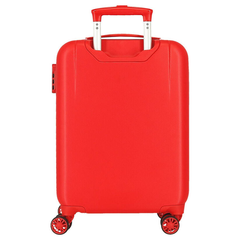 Maleta trolley roja de Spiderman Marvel con cuatro ruedas - 3