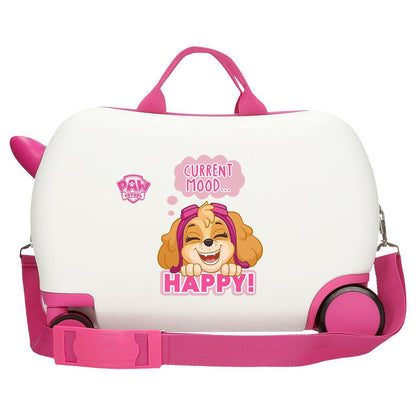 Maleta trolley ABS de Skye de PAW Patrol en blanco y rosa - 3